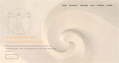 Desktop Screenshot of hebammenpraxis-web.de